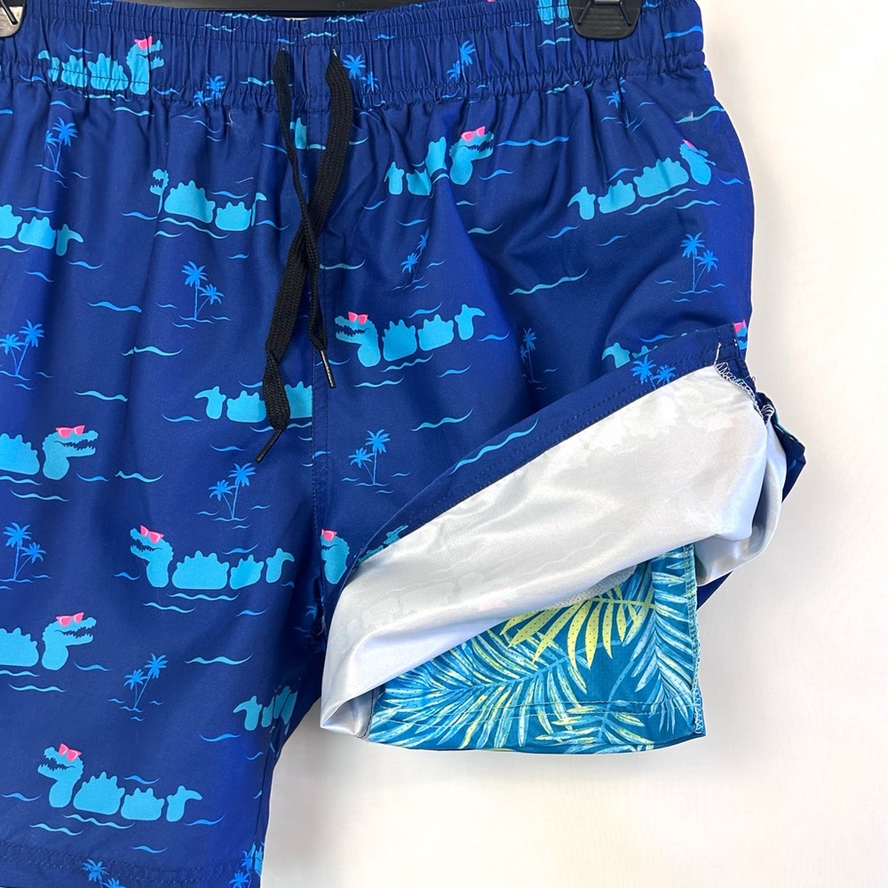 NEW Mens 6” Inseam Compression Lining Swim Trunks Size Large - Picture 7 of 10
